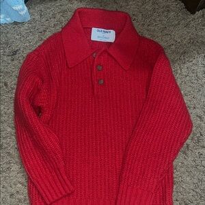 Old Navy Kids Bright Red Sweater